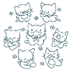 Une bande de chats