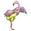 Flamingo Polka Dots Kleid