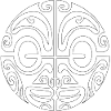 visage maori12 blanc