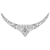 collier maori14 blanc