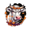 Kug Cow Halloween Cow Skull Cow Head Cows