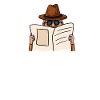 fast ein Privatdetektiv Design