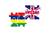 Mauritius UK Flag British Mauritian