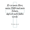 Bibelvers - Psalm 62,6