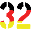 32 Number symbol Germany