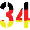 34 Number symbol Germany