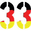 33 Number symbol Germany