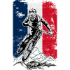 French Flag Mountain Moto
