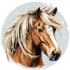 Cheval Haflinger