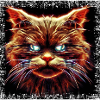 Chat effrayant d’Halloween: Dark & Grunge