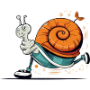 Kokou the runner snail
