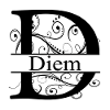 Monogram with the name Diem