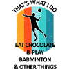 Badminton Badminton Badminton Player Chocolat