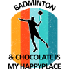 Badminton Badminton Badminton Player Chocolat