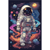 Rétro Illustrations Austronaut Space