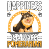 Happiness is a warm Pomeranian