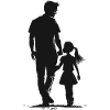 father and daughter