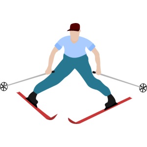 Skifahrer / Ski Sportsfreund