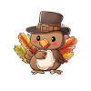 Thanksgiving Truthahn Herbst Erntedankfest