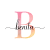 B | Monogramme | Nom | BenitaAquarelle