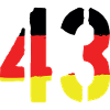 43 Symbole numérique Allemagne