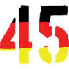 45 number symbol Germany
