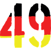 49 Number symbol Germany