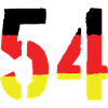 54 Symbole numérique Allemagne