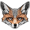 Fuchs mit tiefem Blick