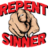 Repent Sinner Red