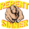 Repent Sinner Yellow
