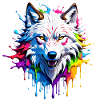 Bunter Wolf