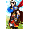 Mehrfarbiger Ritter Gladiator