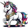 Regenbogen Einhorn
