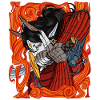 Samurai-Dämonenkrieger