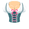 Dirndl Bayerisch Trachten Shirt