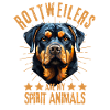 Rottweiler Lover Geometry Rottweiler Art