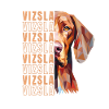 Vizsla Lover Geometry Vizsla Art
