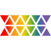 LGBT lgbtqi queer rainbow triangles