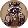 Poker Waschbär