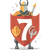 7th birthday knight motif
