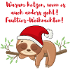 Faultier Weihnachten