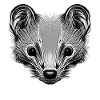 STYLIZED MARTEN HEAD
