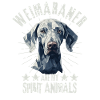 Weimaraner Liebhaber Géométrie Weimaraner Kunst