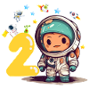 Little Astronaut 2nd Birthday
