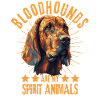 Bloodhound Lover Geometry Bloodhound Art