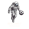 Astronaut Soccer Space