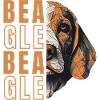Beagle Lover Geometry Beagle Art