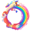 Astrae Rainbow Brush