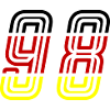 98 Symbole numérique Allemagne